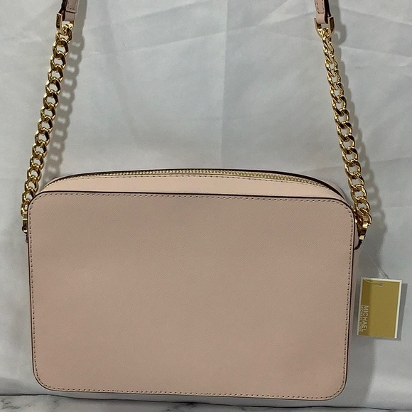 NWT Michael Kors Large Leather Crossbody Handbag - Picture 3 of 5